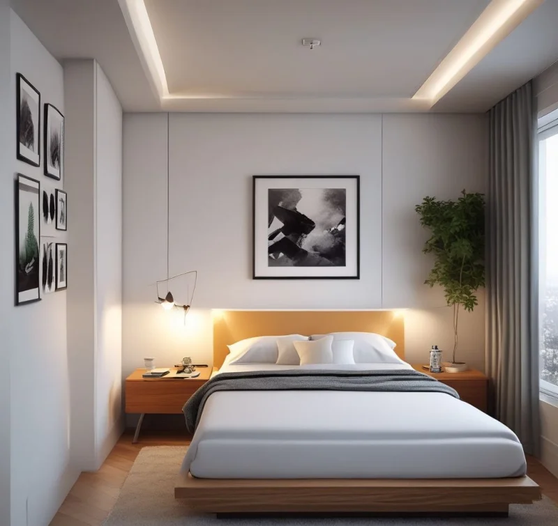Streamlined Modern Style for Compact Bedroom Living
