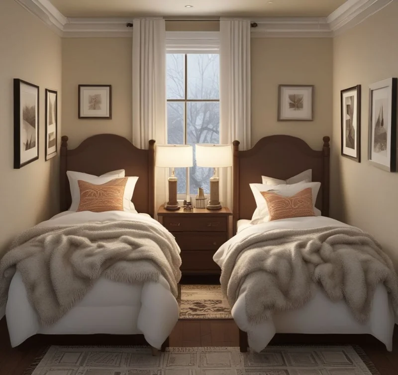 Stylish Twin Bed Arrangements That Maximize Coziness
