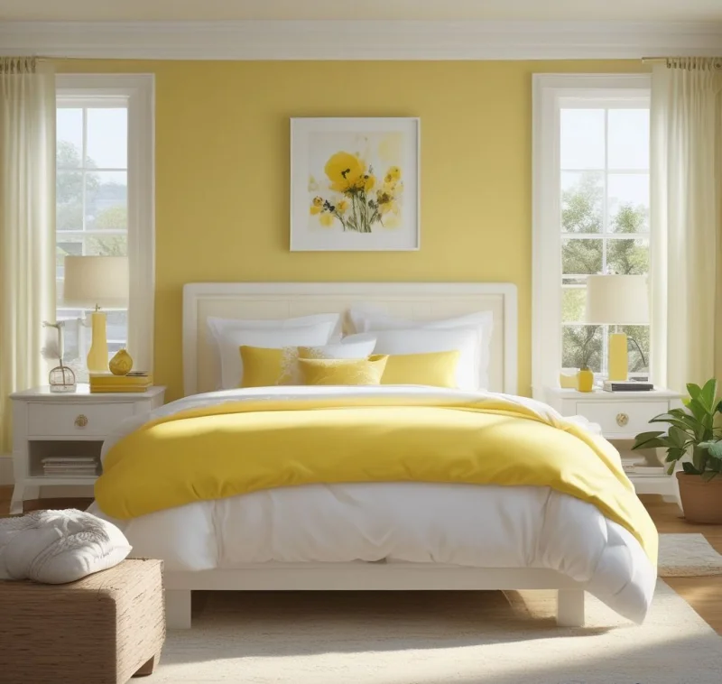 Sunny Yellow and Pure White Brightness

