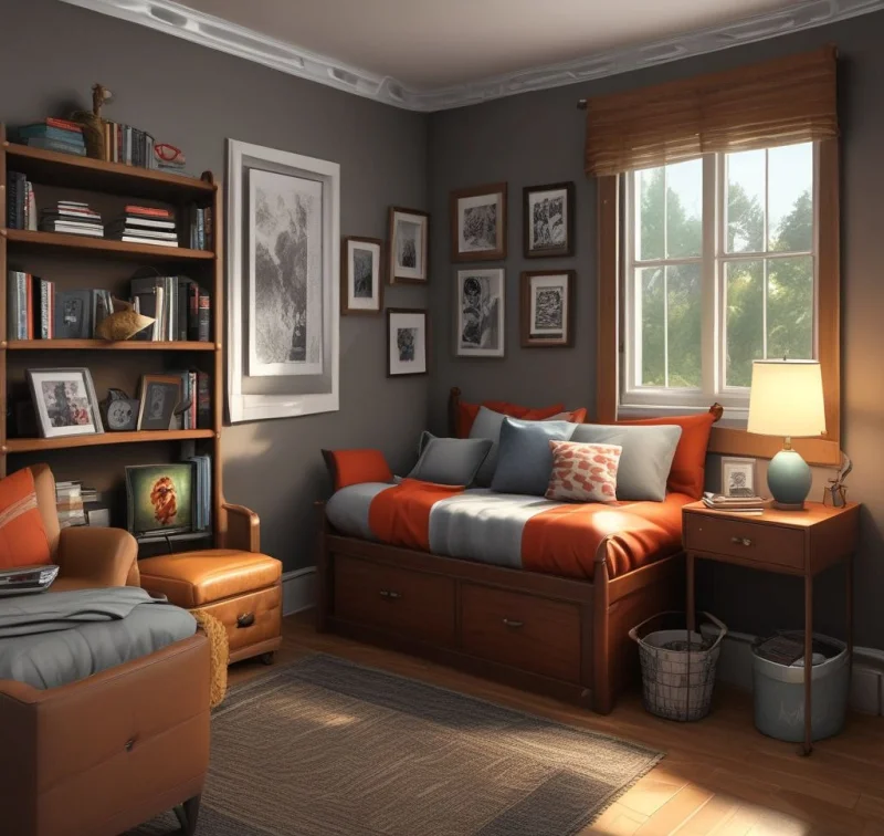 Teenage Boys Bedroom Retreat
