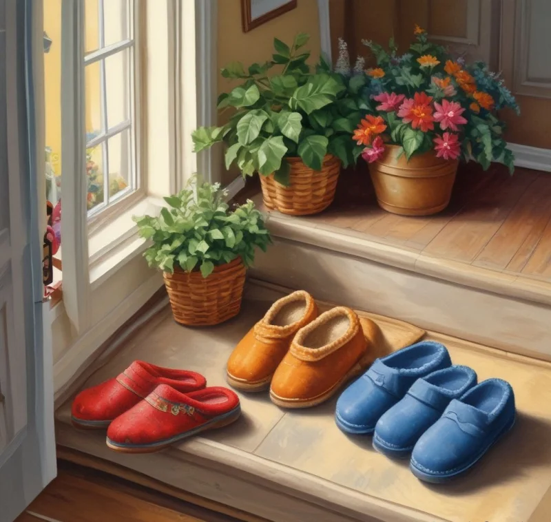 Trade Your Shoes for Cozy House Slippers
