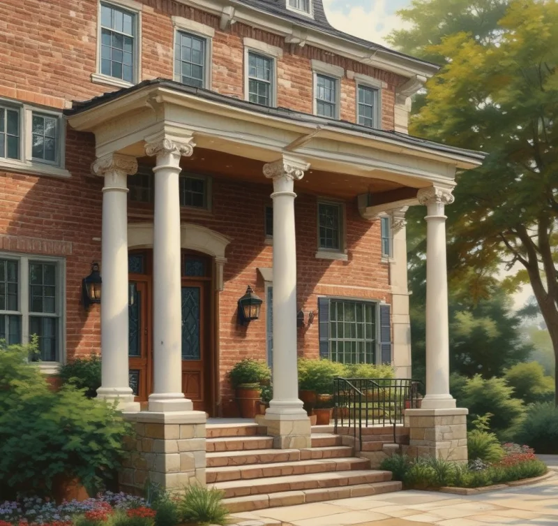 Traditional English Style Porches with Classic Elegance
