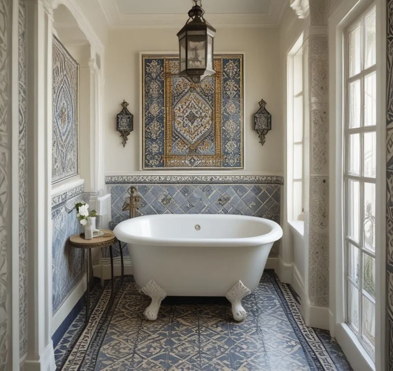 Traditional Moroccan Floor Pattern
