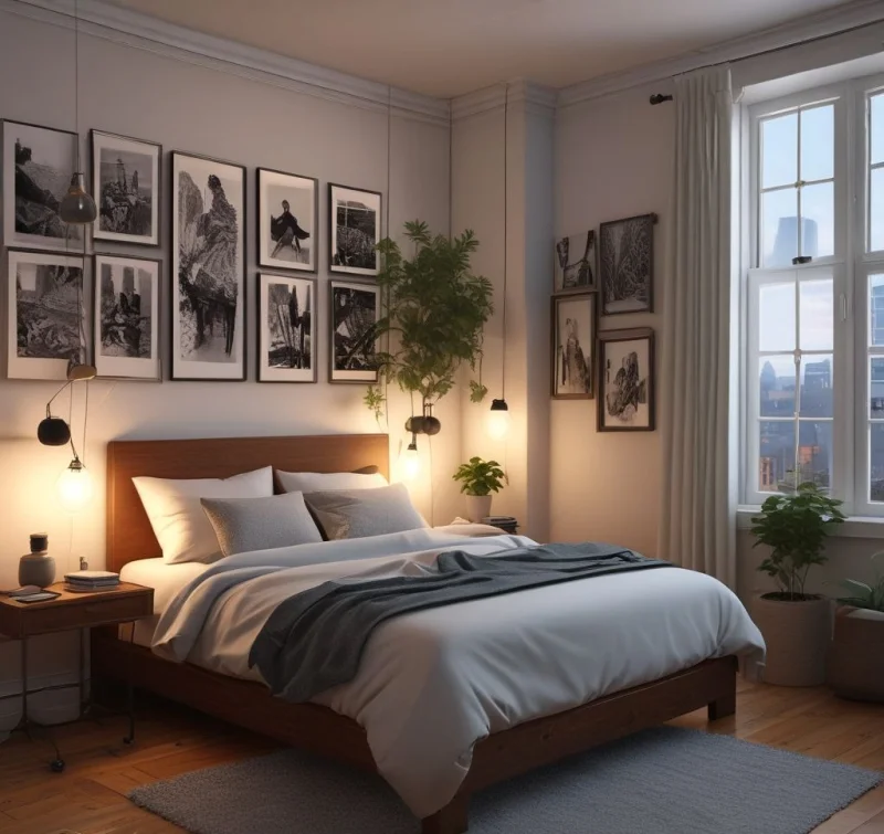 Urban Bedroom Oasis in Small Spaces
