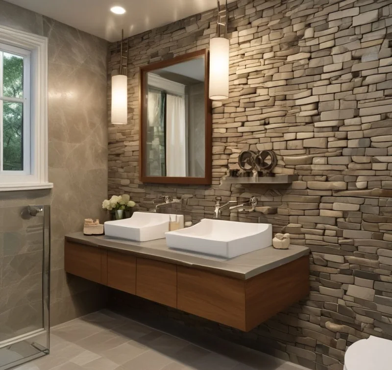 Use Stone Accents for Luxury Appeal
