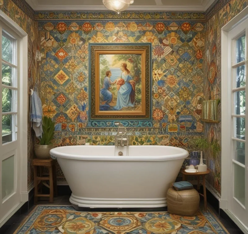 Vibrant Patterned Tile Paradise
