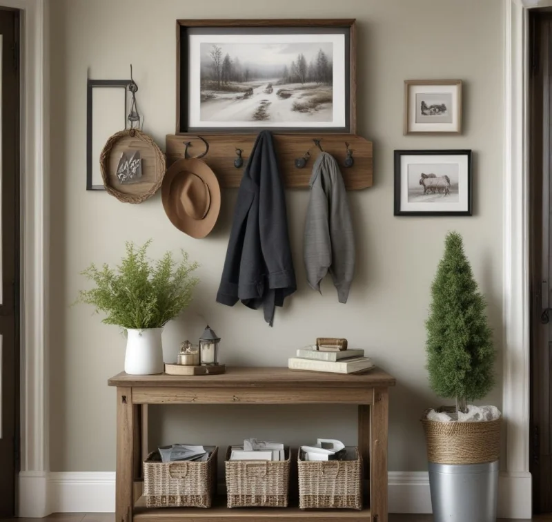 Warm Rustic Farmhouse Welcome
