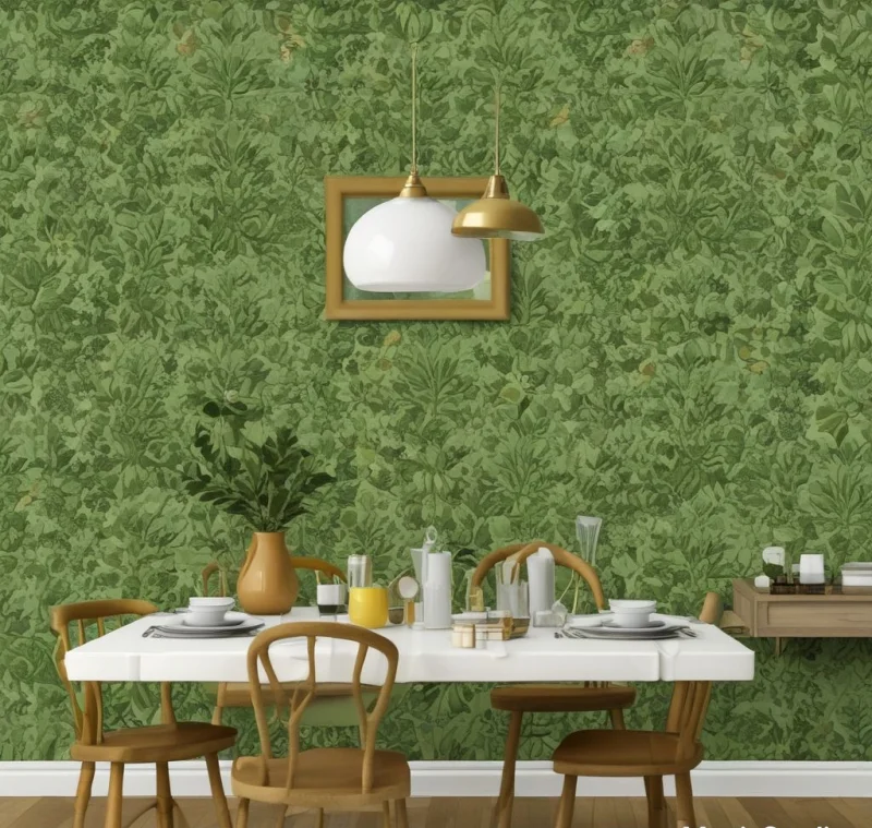 Warm Up Dining Spaces with Earthy Green Comfort

