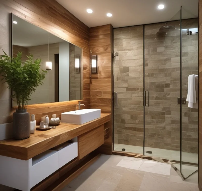 Warm Wood and Stone Combinations for Organic Appeal
