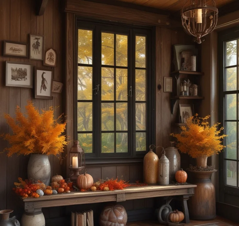 Weathered Wood Details in Your Entryway
