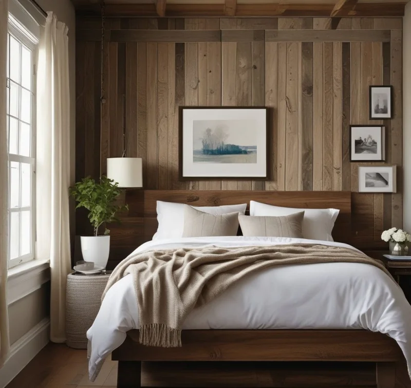 Weathered Wood Plank Walls
