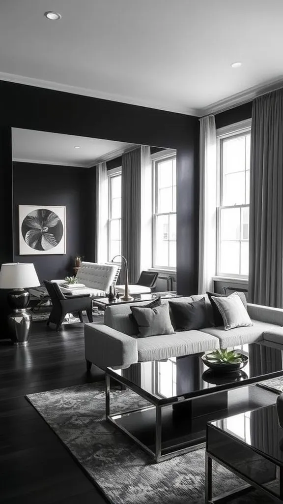 Compact Dark Area With Reflective Surfaces
