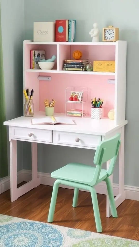 Compact Kids Homework Desk
