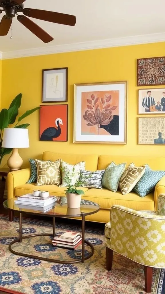 Eclectic Charm Mixed Patterns With Yellow As Your Anchor
