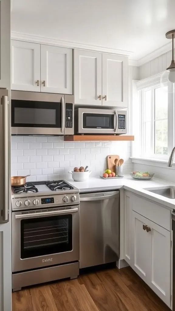 Invest in Space-Saving Appliance Options
