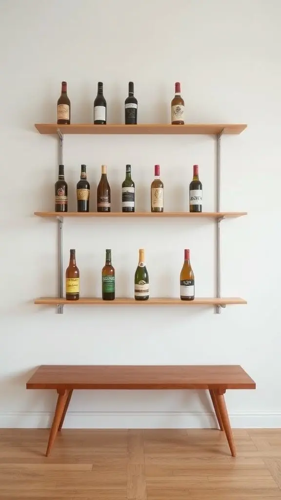 Mid-Century Minimalist Horizontal Display
