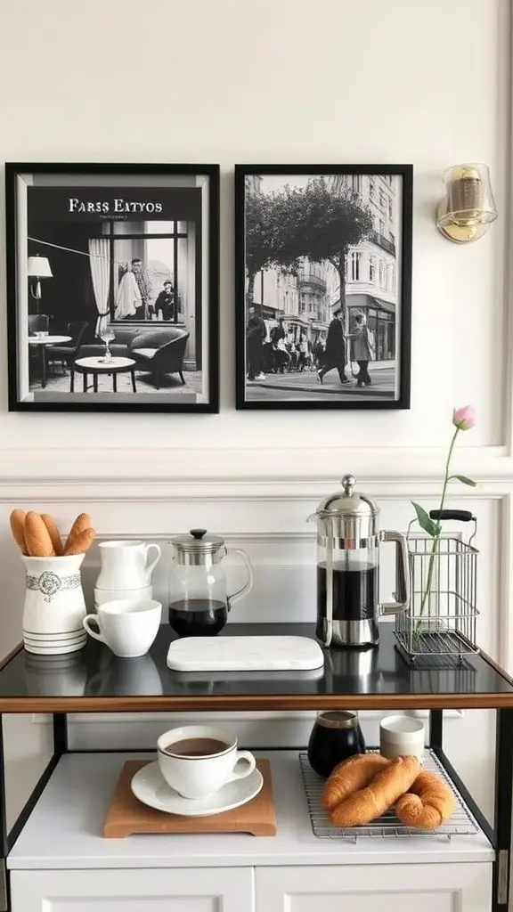Parisian Bistro Coffee Station
