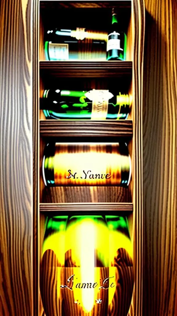 Personalized Engraved Wood Shelf with Custom Nameplate
