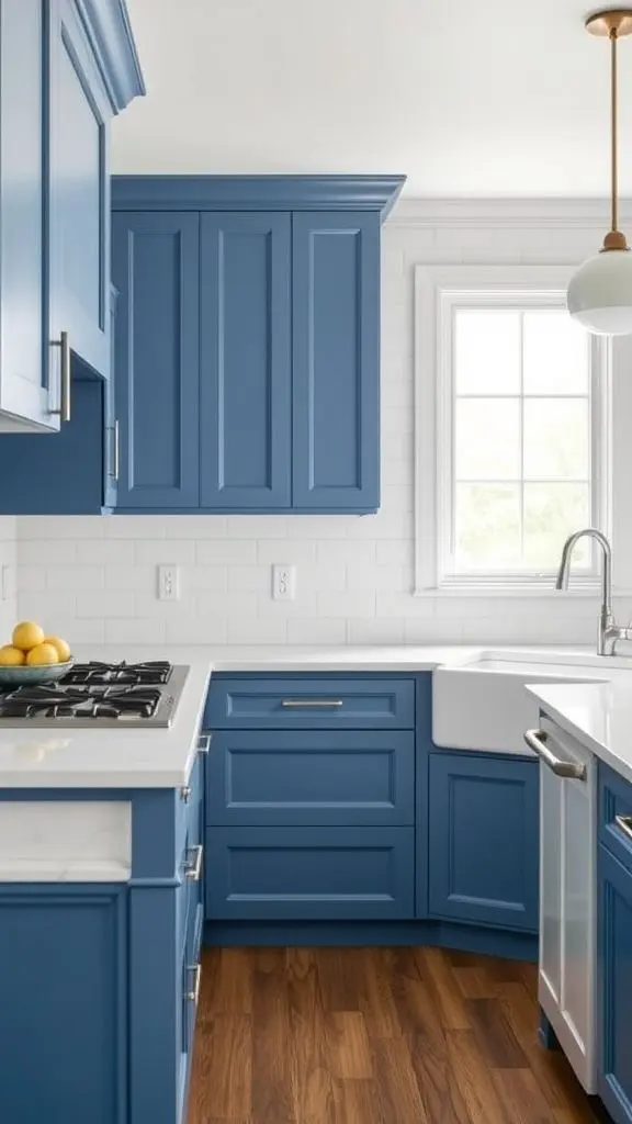 Timeless Blue And White Color Scheme
