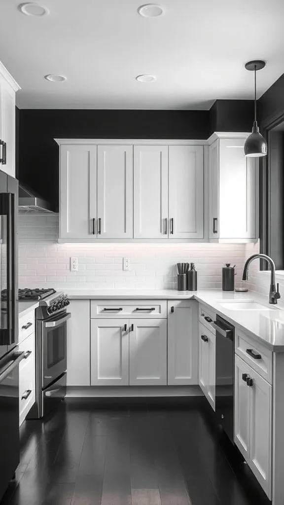 Timeless Monochrome Kitchen Design
