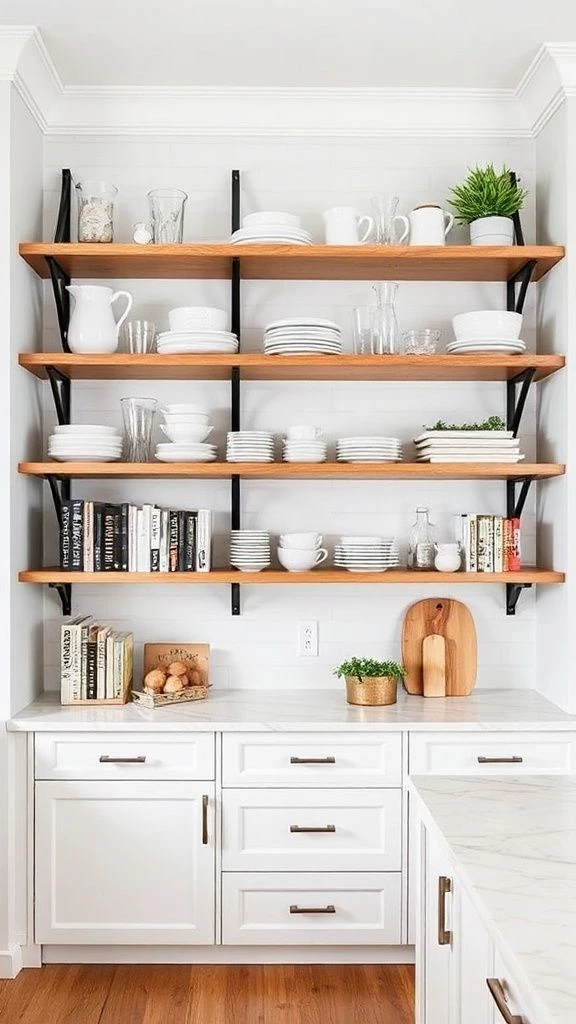 Accessible Open Shelving Display
