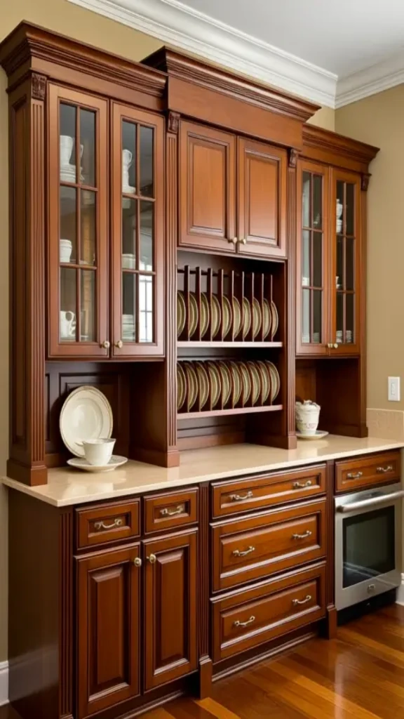 Classic Butlers Area With Ornate Cabinetry
