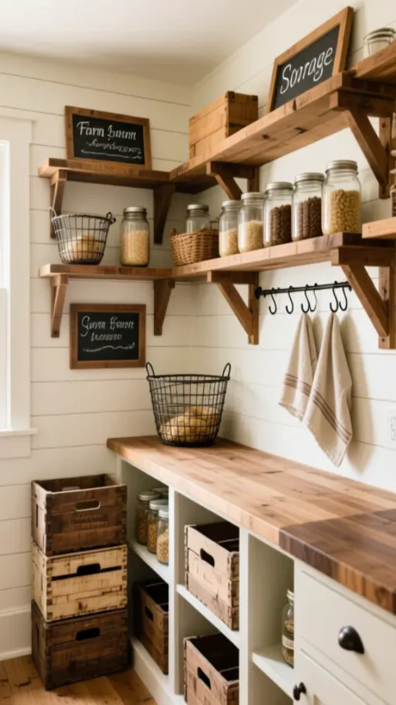 Country-Style Farm Storage Area