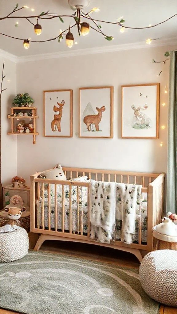 Forest Friends Themed Space For Girls
