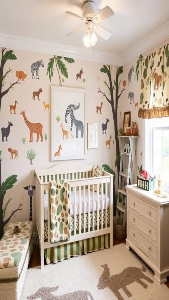 Wild Safari Adventure Nursery For Your Baby Girl
