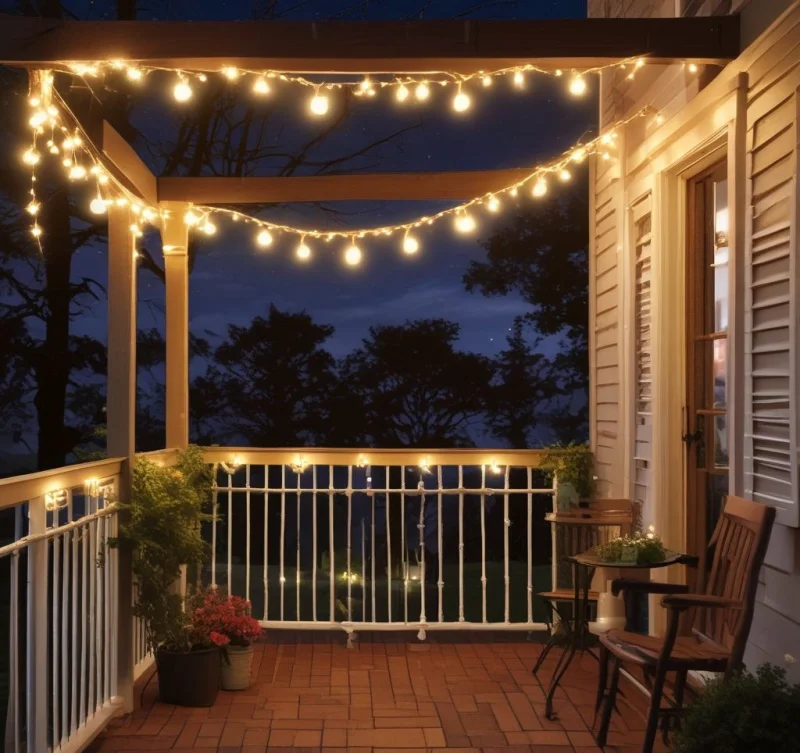 Add Magic with Twinkling String Lights
