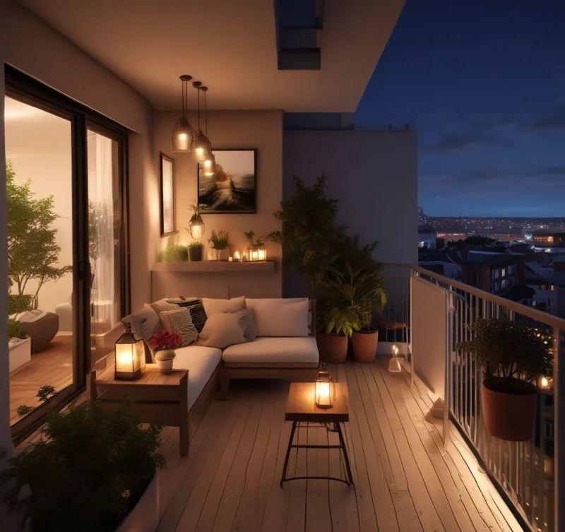 Create Ambiance with Glowing Lights
