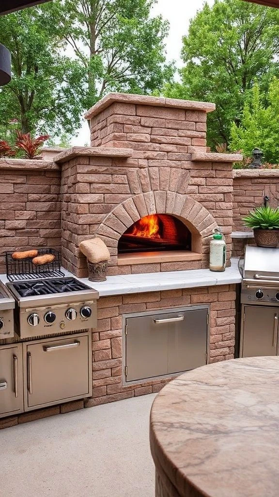 High-End Cooking Haven With Wood-Fired Oven
