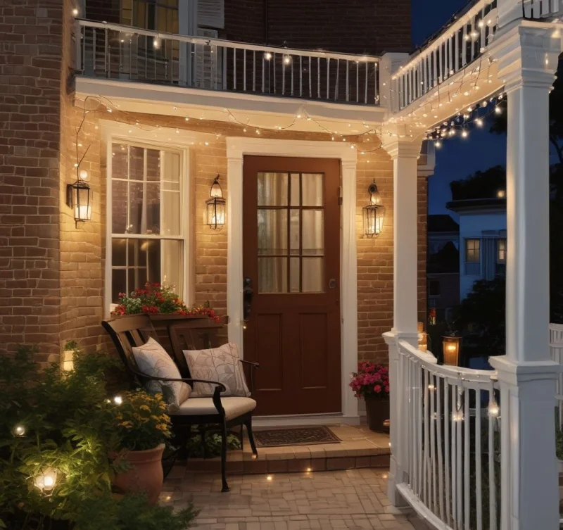 Illuminate Your Retreat with Sparkling Lights
