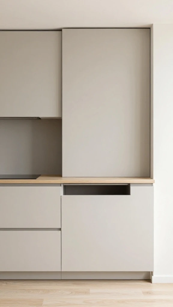 Streamlined Minimalist Setup for Compact Living