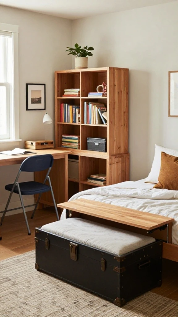 Incorporate Multi-Functional Furniture Pieces