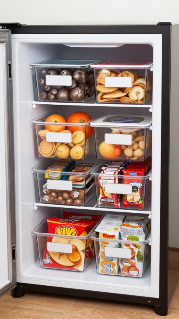 Smart Storage for Snacks and Mini Fridge Organization