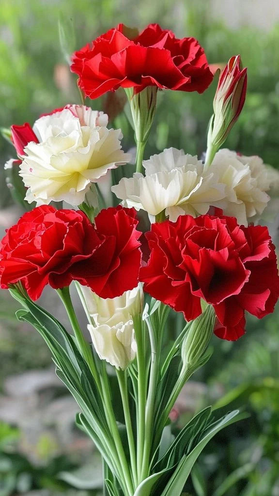 Carnation-Inspired Ruffled Flowers