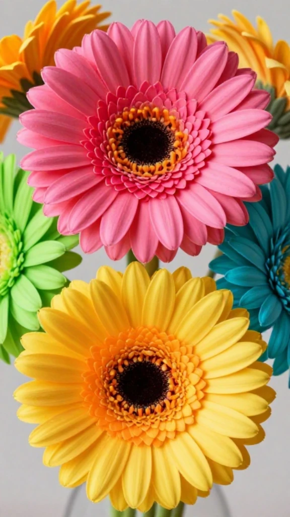 Cheerful Gerbera Dimensions