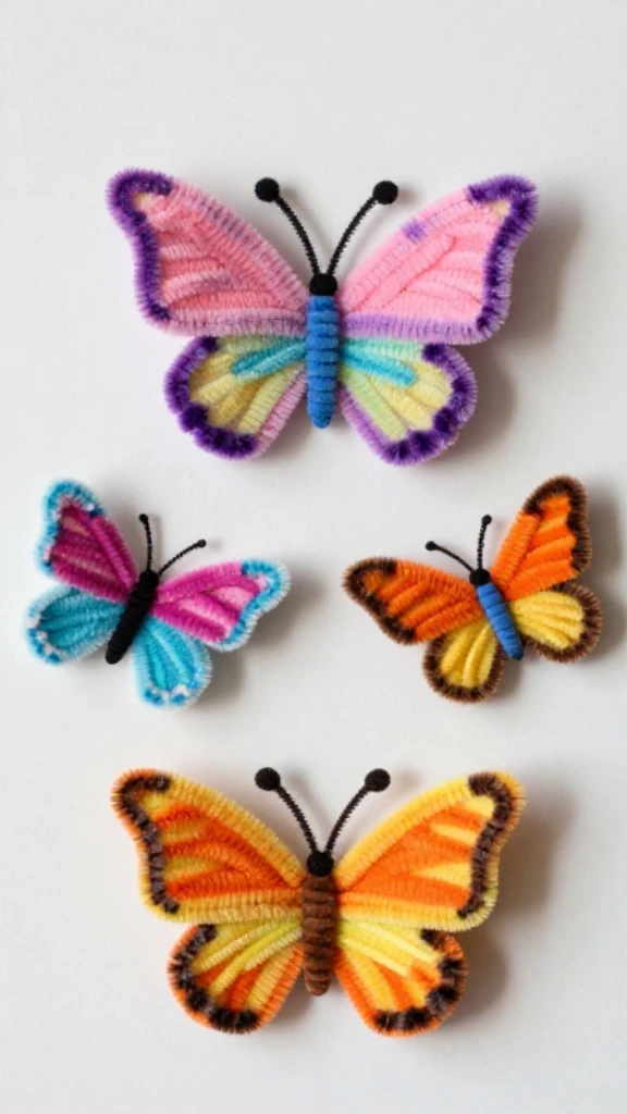 Delicate Butterfly Magnets