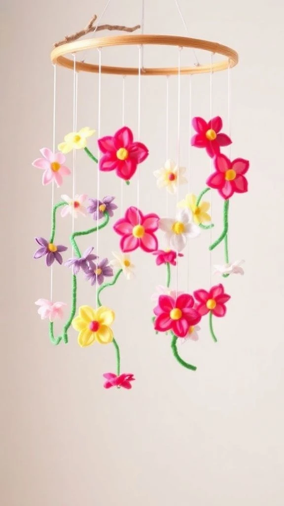Hanging Flower Mobile