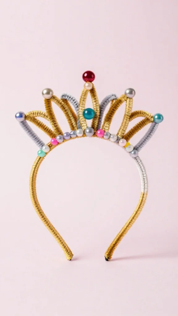 Mini Pipe Cleaner Crowns