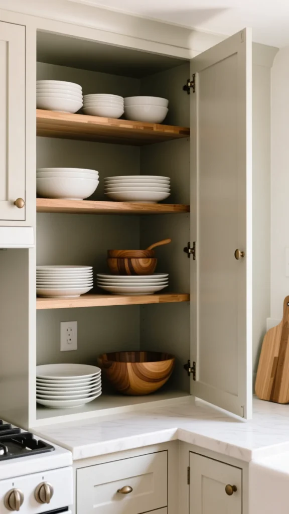 Open Shelving Makes Everything Feel Bigger