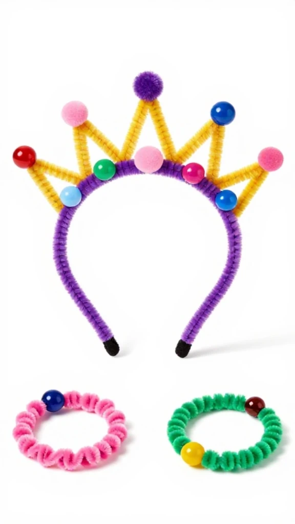 Playful Crown and Jewelry Sets