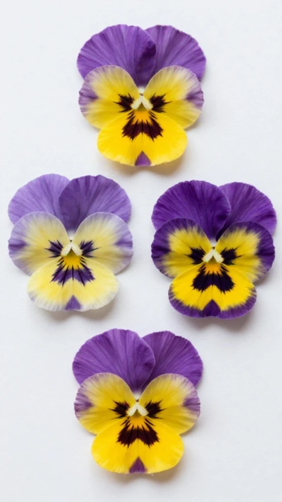 Playful Pansy Faces
