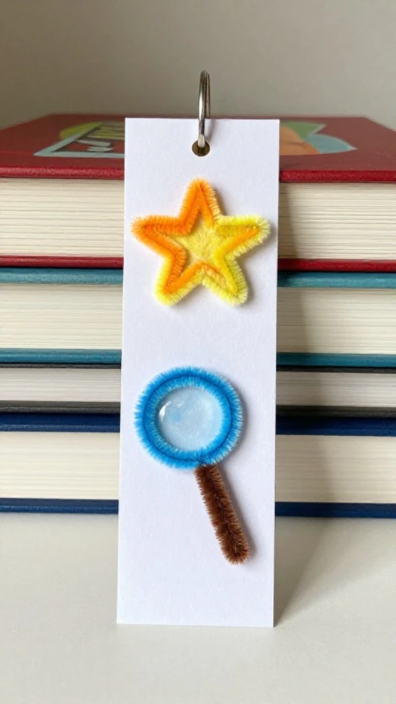 Practical Pipe Cleaner Bookmarks