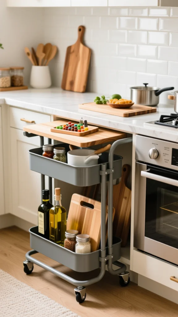 Rolling Cart for Extra Counter Space