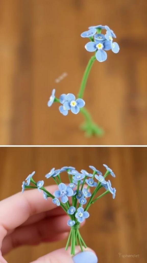 Tiny Blue Forget-Me-Not Bundles