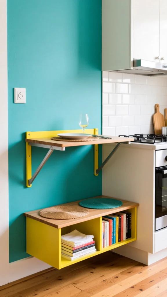 Wall-Mounted Folding Table
