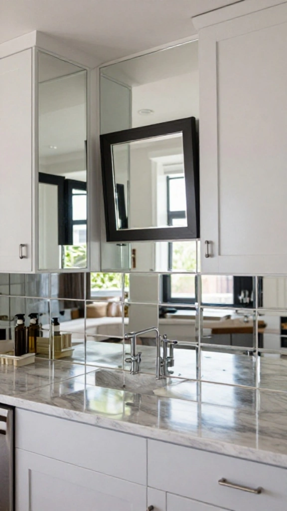 Add Mirrors or Reflective Surfaces