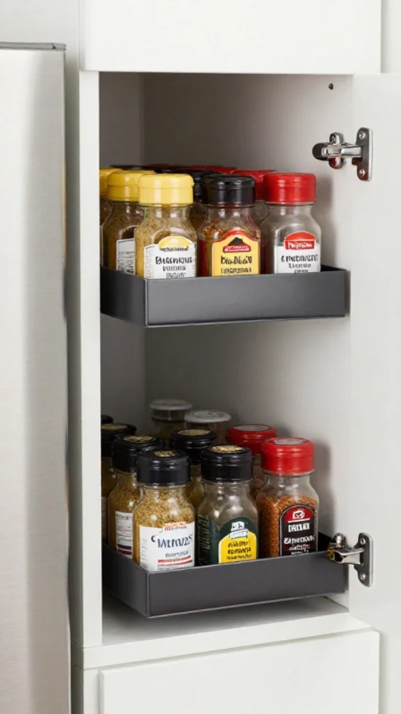 Add a Narrow Spice Rack